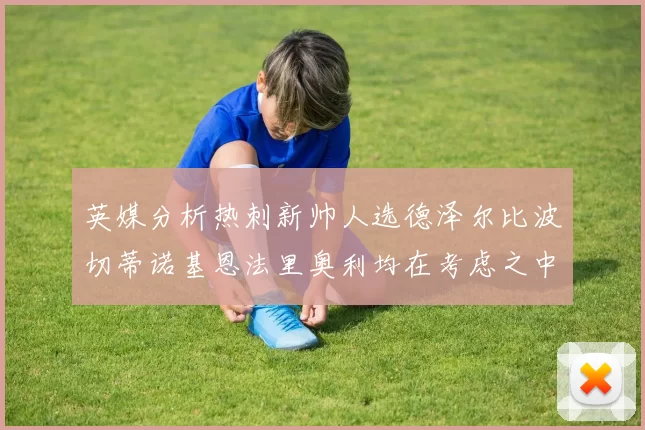 英媒分析热刺新帅人选德泽尔比波切蒂诺基恩法里奥利均在考虑之中